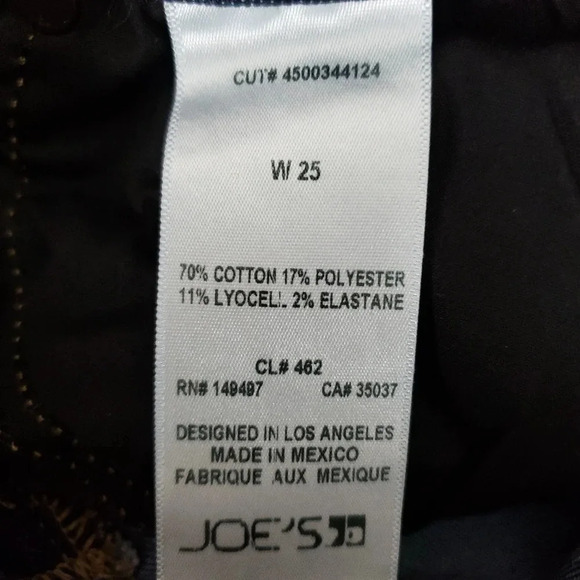 Joes Jeans Ankle Skinny Leg Mid Rise Abree Dark Wash Denim - Picture 5 of 7